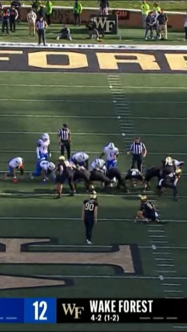 50 YARDS FOR THE WIN 🤯

📺 @thecwsports x @wakefootball
