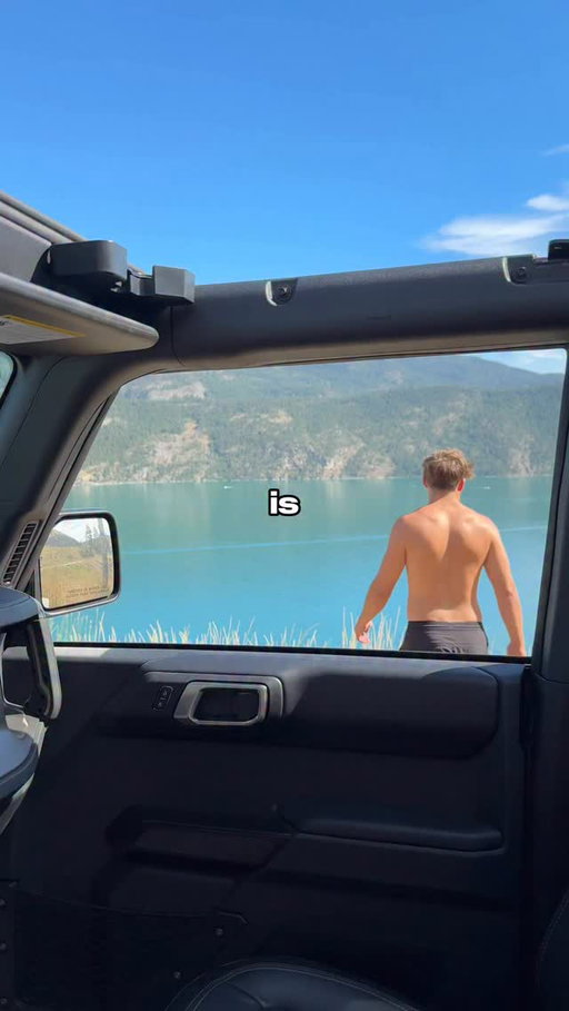#AD Comment LAKE if you want me to send you the name of this lake! 
 
Tag a friend you’d go on an adventure with like this in the Ford Bronco®️! Hot tip for the most unreal view, go doors and roof off and take it all in. 

#TeamFordCanada @fordcanada #kelownabc #kalamalkalake