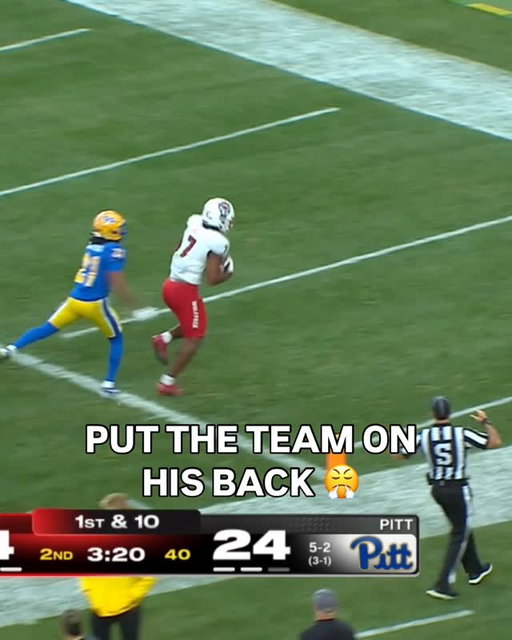 LOOK AT THE DETERMINATION TO GET INTO THE ENDZONE 🔥