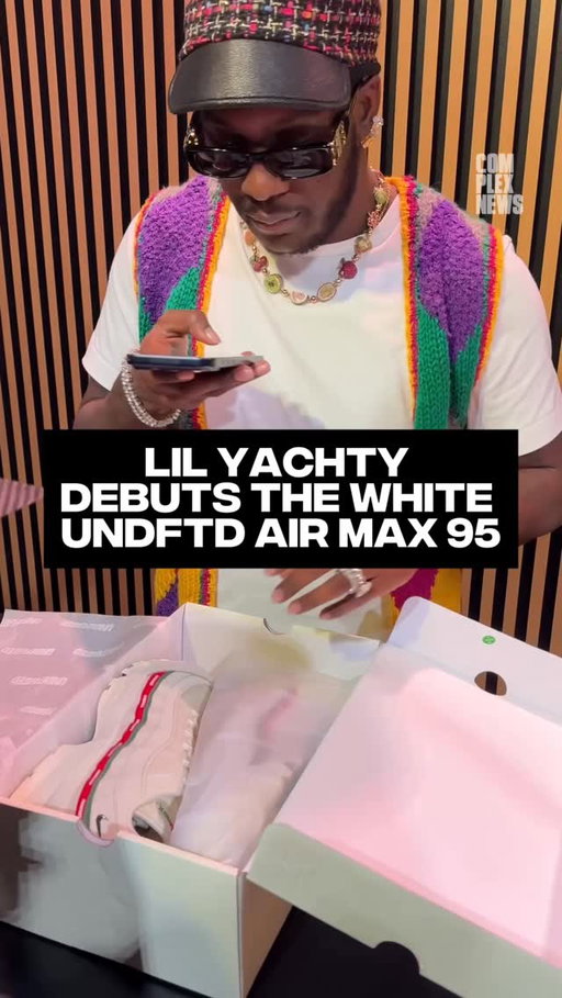 First look at the @undefeatedinc x Nike Air Max 95 in white... dropping tomorrow at 11am at @complexcon 🔥