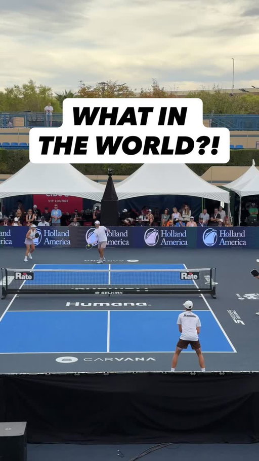 This is the highest level of pickleball 😮‍💨

Hayden Patriquin and Anna Bright showing their best shots in this one 🤌