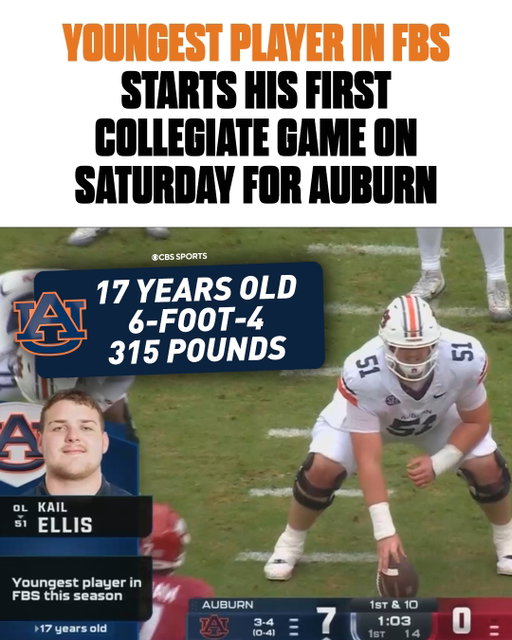 Ellis doesn't turn 18 until next April 🤯 (born in 2008)