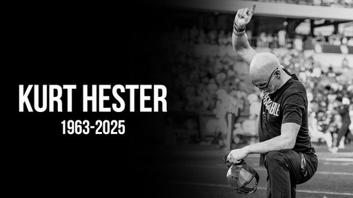 That was for you, Coach. 

We are saddened by Kurt Hester’s passing away earlier today.  He inspired us every day to be unbreakable.