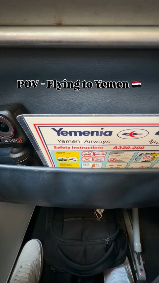 What it looks like to fly to Yemen 🇾🇪 on Yemenia Airways Airbus A320… #yemen #joshcahill #avgeek #aviation #gotravelyourway