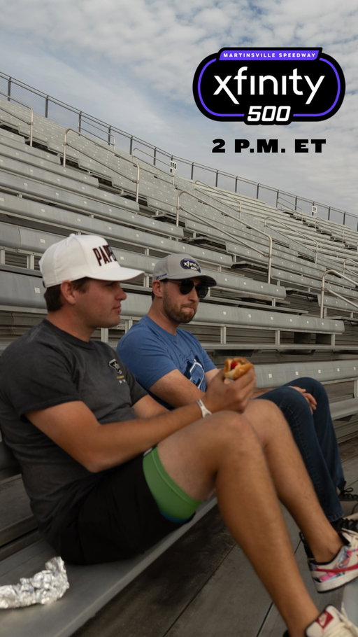 Grab a friend, tell a friend! 🌭

#Xfinity500