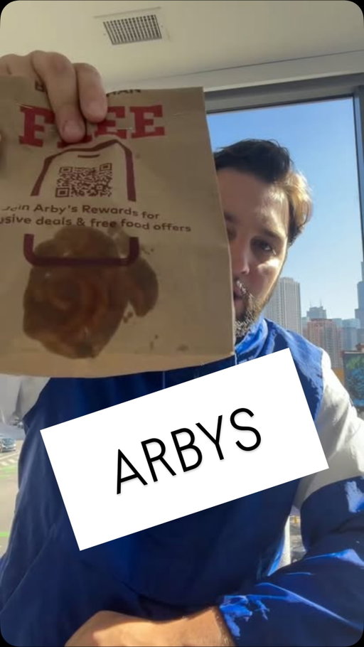 Trying Arby’s for the first time ever. The diet is in serious jeopardy.