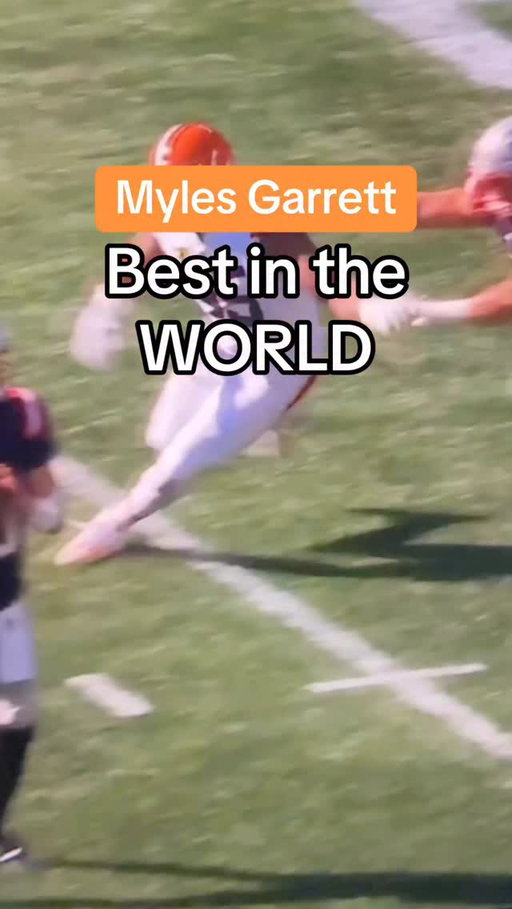 Myles Garrett is the best football player on earth. #nfl #football #clevelandbrowns #browns
