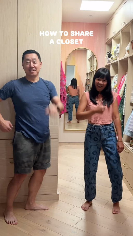 Sharing a closet with your partner is all about compromise! I always give him the space he needs. 😉 

#CaliforniaClosetsPartner @caclosets
