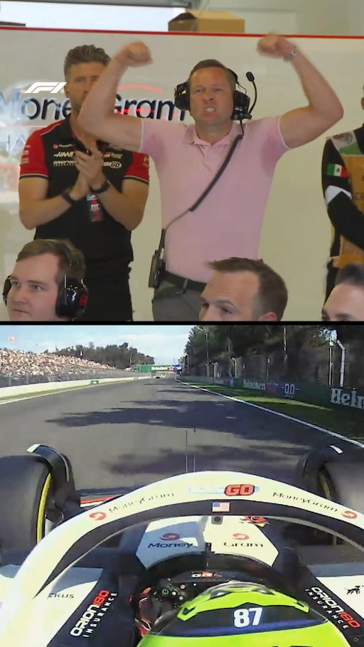 Ollie's dad LOVING this race 😍

#F1 #Formula1 #MexicoGP
