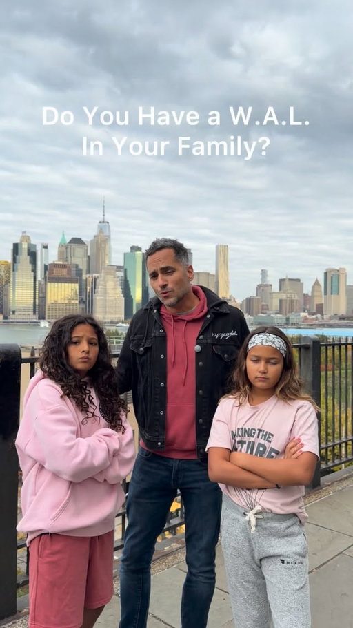 Every Latino family needs a W.A.L. (White appearing Latino) . Avery is now available for a limited time. Stay safe, mi gente. #Wal #latinosUnite #WhiteAppearingLatino