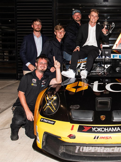 Flashback to last Sunday when it was time to celebrate at the #Porsche #CarreraCupNA big winners at the annual Celebration of Champions at @porscheatx. 
-
#Porsche | #CarreraCupNA | #Raceborn