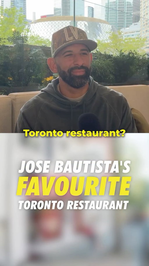 We asked José Bautista his favourite restaurant in Toronto 🤩🤔

#toronto #bluejays #mlb