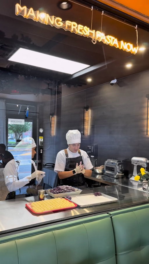 Hand made pasta 🚨 in Orlando! Did you know this Italian 🇮🇹 restaurant in Orlando’s College Park neighborhood makes their own pastas 🍝 by hand? 

It’s called Turci Pasta @turcipasta and they serve up not only fresh pasta, homemade sauces, unique and authentic Italian dishes, but also delicious Italian desserts 🍮 like Tiramisu, Limoncello cake, fresh filled Cannoli and Gelato. Check them out asap!! 

Turci Pasta
 2120 Edgewater Dr, Orlando, FL 32804
Phone: (407) 985-2577
turcipasta.com @turcipasta