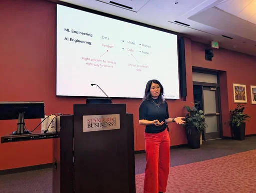 Always love being back on the farm! 🌲

It was raining and I really thought no one would show up (that's what lecture recordings are for), but the MBA students are indeed different.

With AI being commoditized, product and data are the key differentiators.

People who think in systems and see things from a big picture have a huge competitive advantage 🚀
