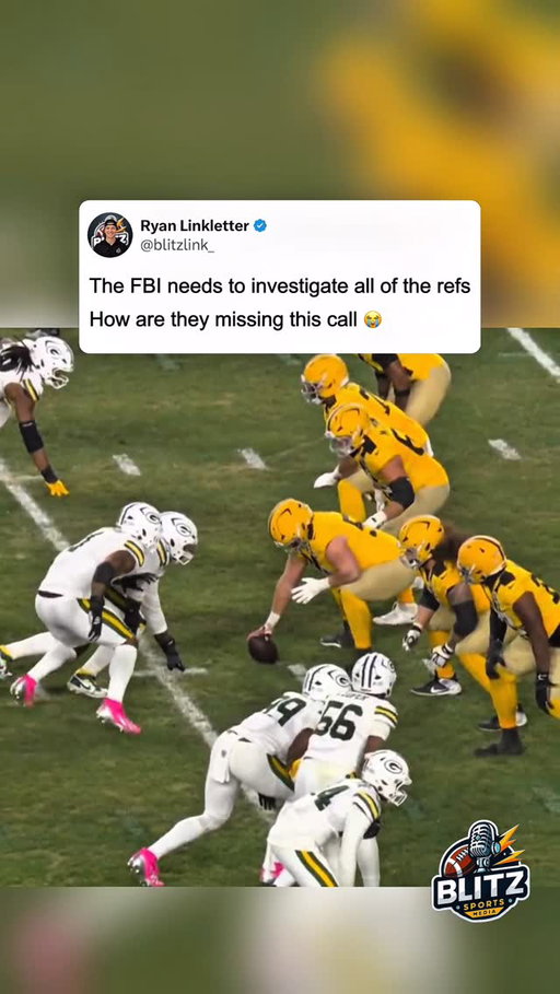 Kinda crazy that refs can still not be held accountable for missed calls this bad 

#packers #steelers #nfl