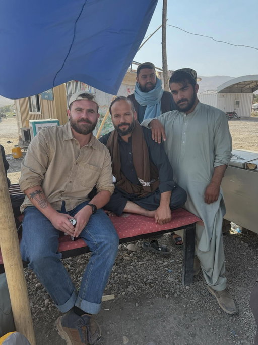 Some of the cool people I met on my first day in Afghanistan. 

Threw myself into the deep end in Afghanistan maybe a little too hard! There were several moments of intense anxiety and thoughts of “what the fuck am I doing here” followed by immediately feelings of calm and relief.