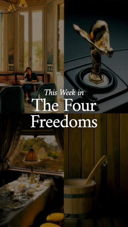 This week’s news for founders, creatives, and entrepreneurs:

Soho House (@sohohouse) expands in Barcelona with Pool House, a 1906 estate turned members club complete with gardens, a gym, 14-metre pool, and its new Lazy Lab longevity concept.

Rolls-Royce (@rollsroycecars) marks 100 years of the Phantom with a Centenary Private Collection – 25 cars adorned with stunningly intricate detailing, highlighting the long history of the British icon.

Belmond (@belmond) adds a Paris-to-Amalfi journey to the Venice Simplon-Orient-Express (@vsoetrain), debuting in May of next year with a journey of old-world charm and a two-night finale at Caruso (@belmondhotelcaruso) in Ravello.

And in Alberta, Fairmont Chateau Lake Louise (@fairmontcll) unveils Basin Glacial Waters (@basinglacialwaters) – a new alpine wellness retreat with saunas, ice plunges, and mountain views.

Follow @thelibermag for culture and lifestyle news.

#theliber #fourfreedoms #sohohouse #rollsroyce #belmond #orientexpress #fairmontchateau #lakelouise #wellness #luxury #travel #entrepreneur #founder #creative #modernluxury #globalcitizen #lifestyle