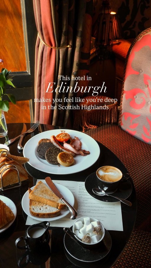 This hotel feels like you’re deep in the Scottish Highlands…but really you’re ten minutes from the centre of Edinburgh 🐮🍂☀️ @prestonfieldhouseedinburgh 

⭐️ Prestonfield House is a stunning five star property just outside the city of Edinburgh, perfect if you want to feel like you’re away from the craziness of the city centre but close enough to still visit 

🛁 I stayed in the Owner’s Suite; once you enter, you’re transported in time through a sea of unique antiques. The suite itself features its own staircase, entrance lobby, library-style bathroom, a large seating area and sweeping views across the grounds 

🐈‍⬛ The grounds of the hotel are beautiful too, I enjoyed a lovely walk after breakfast - don’t forget to visit their friendly herd of Highland Cows! And make sure you track down Raven, the hotel’s cat who you’re bound to find fast asleep on a cosy sofa 

📍 Prestonfield House, Edinburgh
10 minute drive from Edinburgh Waverley station 
45 minutes walk from Arthur’s Seat

•
•
•
•
•
#scotland #scotland_lover #scotlandtravel #edinburgh #visitscotland #visitedinburgh #exploreedinburgh #autunn #fall #edinburghcastle #autumnmood places to stay in Edinburgh, hotels in Edinburgh, Edinburgh hotels, luxury hotels in Edinburgh, where to stay in Edinburgh