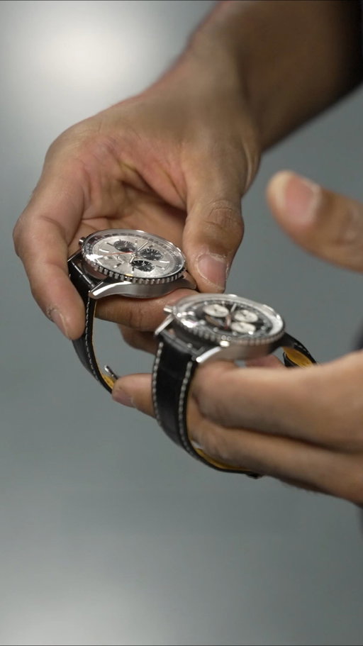 Off to our next journey – behind the scenes at the @breitling fitting.✨

#FCBayern #Breitling #Navitimer