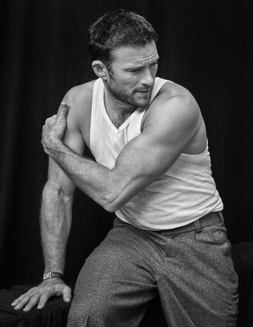 Scott Eastwood photographed for the latest issue of FLAUNT.
Captured last month on a rainy Brooklyn morning at my studio & 1896.
Thanks for a great day @scotteastwood .
@viewpoint.pr 
Photographed by Gavin Bond @copiousmgmt .
For the latest issue of @flauntmagazine .
Styling @tarzinichols @thewallgroup 
Grooming @nicoleellemakeup .
Photo assistant @choicelove 
Words @junokelly .
Location @the1896 .
Props @primateprops .
#flauntmagazine #getinthering #scotteastwood