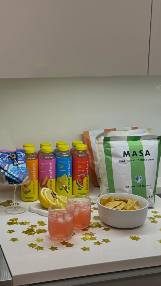 GIVEAWAY! ✨ We’ve teamed up to give THREE winners the perfect hosting snack essentials for every Fall night in – from Dancing with the Stars to football games. Enter for a chance to win MASA tortilla chips, Nello Supercalm calming drink mixes, and Lemon Perfect organic lemon water ($150+ value)!
 
How to enter:
1️⃣ Follow @lemonperfect, @drinknello, @masa_chips
2️⃣ Like + save this post
3️⃣ Tag your DWTS-obsessed friends
 
Giveaway ends Monday, November 3 at 11:59pm EST. Entries must be received prior to the end time in order to qualify. Three winners will be chosen at random based on entry requirements and messaged directly from the official @lemonperfect, @drinknello, or @masa_chips Instagram accounts. Please beware of spam accounts. Giveaway is open to all residents of the U.S. This giveaway is in no way sponsored, endorsed, or associated with Meta.