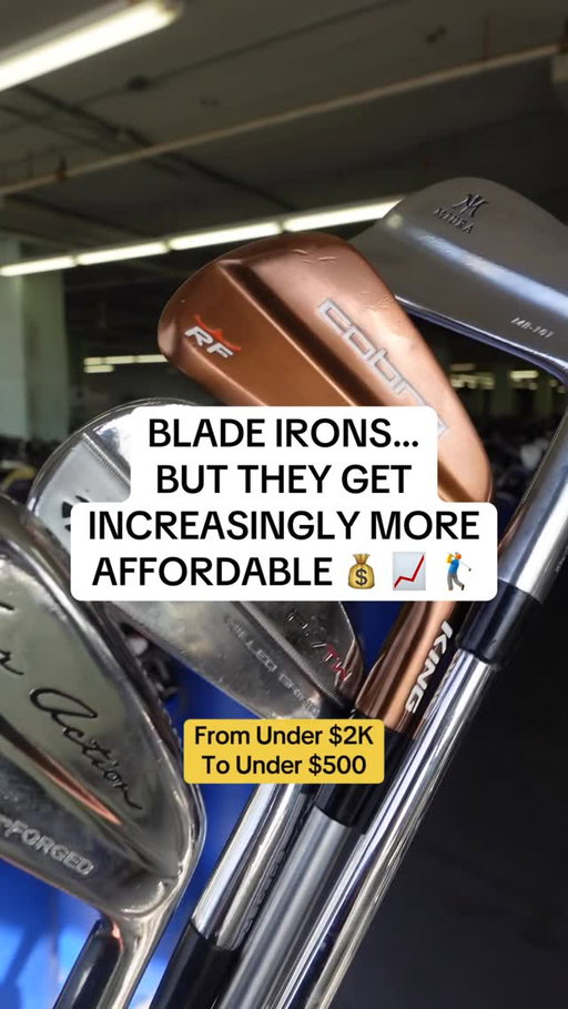 Blades are usually reserved for highly skilled players… but at those prices, we understand if high-handicappers are interested ‼️ 

No matter your budget, we’ve got the options suited to both your game and budget 🤝
 
👉 Visit the link in our bio to upgrade on a budget 📈
 
#golflife #golfaddict #golfclubs #blades