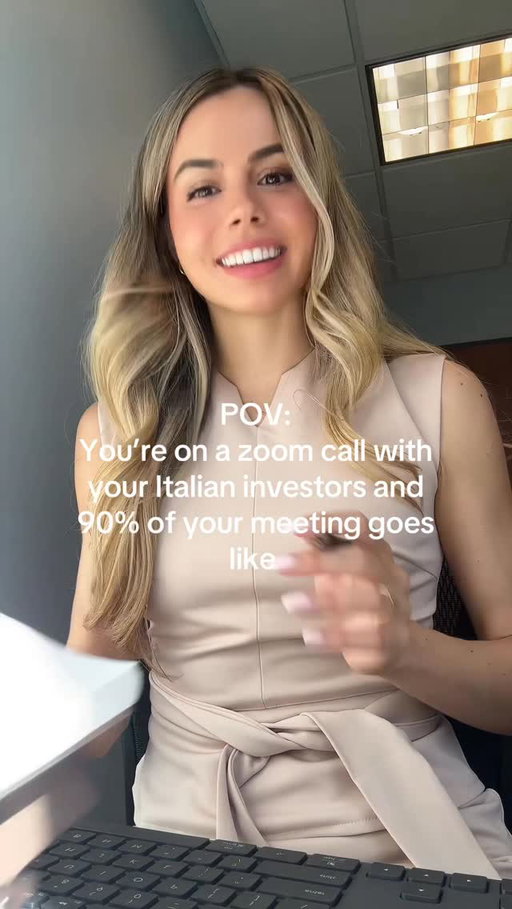 Italian investors are our favorites though ☕️

#privateequity #corporategirl #finance #investorrelations #investor #corporatehumor