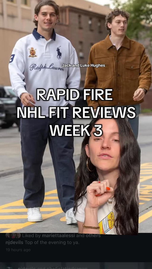 RAPID FIRE NHL FIT REVIEWS WEEK 3 🖤❤️‍🔥🏒 #nhl #hockey #hockeylife #hockeyfans #hockeyplayer #fashion #nhlhockey