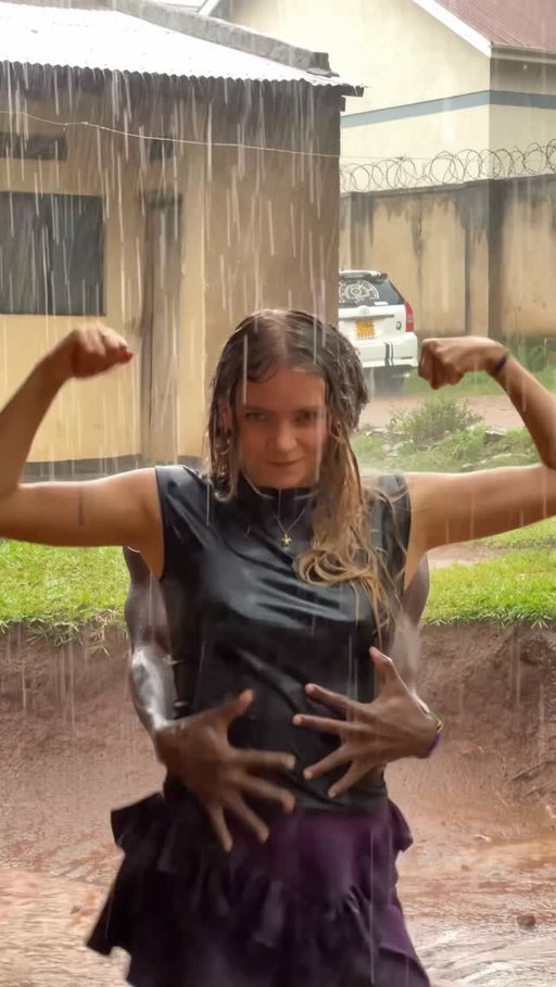 Another one from the rain🌧️⚡️ #uganda #dance #rain #viral