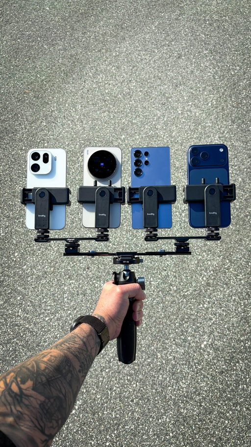 Quick stabilization test between the Oppo Find X9 Pro vs Galaxy S25 Ultra vs iPhone 17 Pro Max vs Vivo X300 Pro. Which one had the smoothest stabilization while running? 

#vivo #apple #samsung #oppo #stabilization #camera #test #actionmode #smooth #stable #smartphone #smartphones #video #tech #technology #smartphonephotography #phonephotography