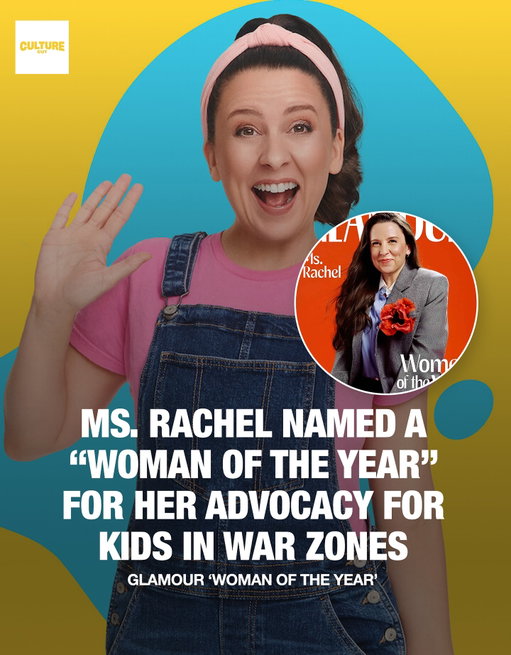 For millions of parents, she’s the woman who helps our toddlers learn to say “thank you” and “I love you.”

But off-screen, Ms. Rachel has quietly become one of the most compassionate public voices for children everywhere, from her $1M donation to the World Food Program to her continued advocacy for kids in Gaza, Sudan, and Ukraine.

“I just want to serve God and others every day in every way I can,” she told Glamour, after being named one of their 2025 Women of the Year.

A real-life reminder that kindness is louder than controversy.

Follow @culturecutparents for exclusive original content, giveaways, and more of the good stuff you just saw.

Media via @glamourmag / Netflix / Shutterstock

#culturecutparents #msrachel #netflix #glamourmag #gaza