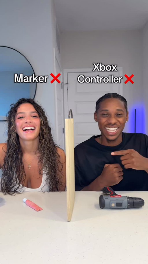 Lying Challenge 👀😂 #desandnaz #couples #relationshipgoals #challenge #usa