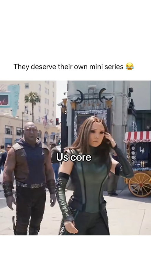 "Mantis Look Out!" Will always be funny to me 😂 😂 😂 

Mantis really is the galaxy’s most accidentally iconic teammate. In this video, she’s out here reading everyone’s emotions like it’s a full-time job — one minute calming a fight, the next crying because someone stubbed their toe. The power of empathy hits hard… sometimes literally.

You can’t tell if she’s saving the day or making it weirder, but either way, the vibes are unmatched. Drax is probably roasting her, Rocket’s yelling, and Mantis is just smiling through the chaos like, “I feel your pain… and your awkwardness.” She’s the emotional support alien we all need.

She might not have lasers or muscles, but she’s got heart, antennas, and zero filter — a deadly combo in any galaxy. If feelings were weapons, Thanos wouldn’t have stood a chance