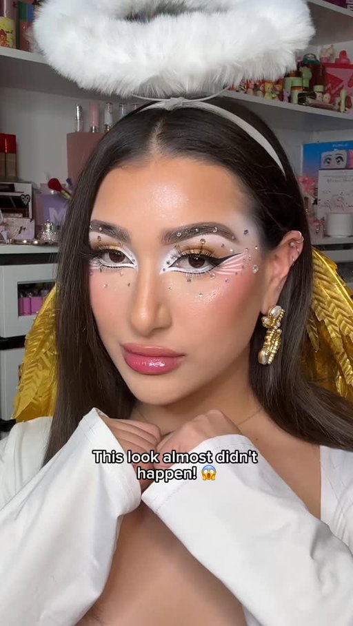 Thank goodness for @UberEats. I was just about to head out for a Halloween party when I realized I was out of some essentials to finish my look. All I had to do was order Sephora on Uber Eats and my missing makeup showed up in as little as 25 minutes! I finished my glam and was all set. Don’t forget you can get $10 off $50+ from your first order of Sephora on Uber Eats! ✨🪽🤍

 #UberEatsHalloween
 @sephora @ubereats #uberpartner