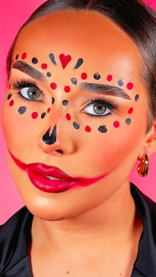 For the girlies to recreate this Halloween 🍒✨ IB: @alexandraclaudia 

• @juviasplace 
- Nubian eyeshadow stick

• @nyxcosmetics_uk 
- Epic wear eyeliner
- SFX crayon stick

#easyhalloweenmakeup #makeuptransformation #31daysofhalloween #makeupfyp