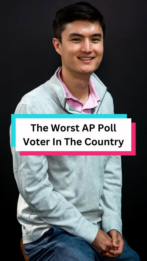 this guy should lose his right to vote in the College Football AP Poll. #sports #collegefootball #cfb #football