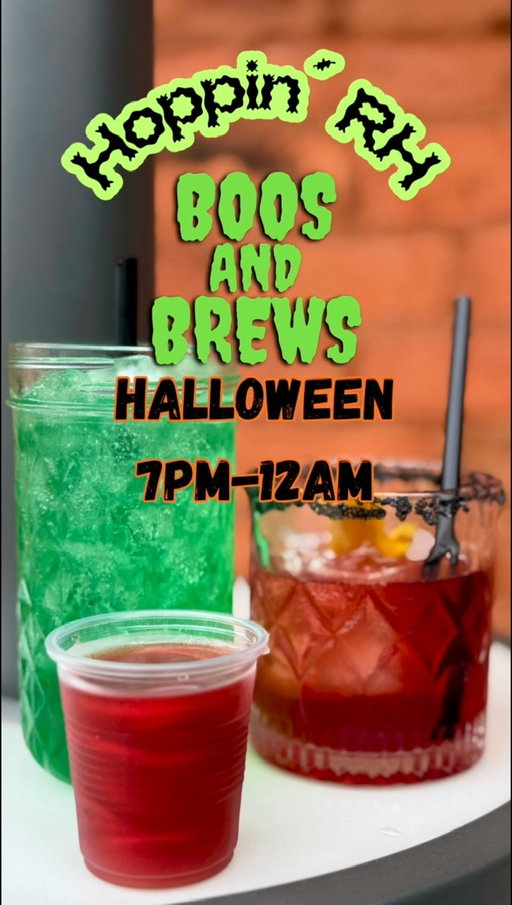 👻🎃Halloween is on Friday this year and that can only mean one thing: 
🍺Boos and Brews at Hoppin’ Rock Hill! This is the party that you don’t wanna miss with costume contests, live DJs and no cover charge! No tricks just treats like these amazing cocktails you can only get for a limited time. 

💋Vampire’s Kiss shot- with Captain Morgan, amaretto, grenadine

🍏Green Ghoul Juice- featuring el Jimador Blanco, sour apple, lime juice, simple syrup, splash of pineapple juice

🥃Obsidian old-fashioned- featuring Sleeping Giant rum, black currant, bitters, simple syrup, orange peel, black sugar rim

👯‍♀️Bring your friends it’s this Friday from 7 PM to 12 AM.
📍110 Southern St., Rock Hill, SC 

#halloween #halloweenparty #boosandbrews #livedj #costumecontest #cocktails #costumes #party #hoppin #hoppinrockhill