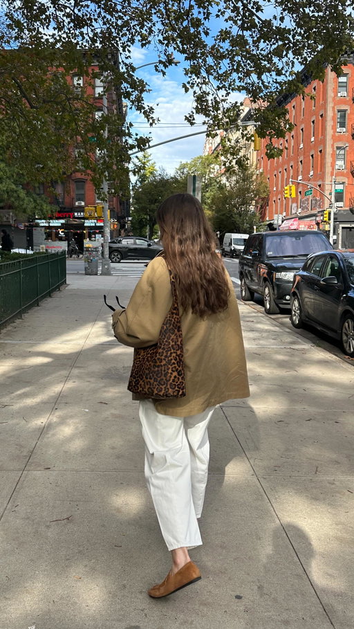 Everything I wore in New York. That jacket put in *overtime*.