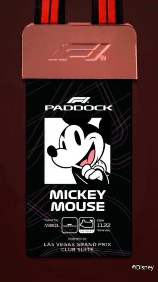 Off to the races! 🏎️💨🏁 #MickeyandFriendsxF1 #LasVegasGP #F1