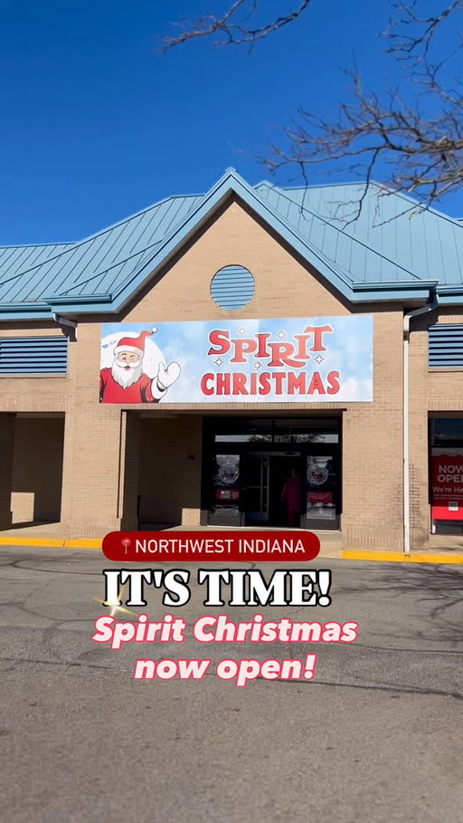 Merrillville just got a little merrier!

@spiritchristmas -- the sparkling, festive sibling of @spirithalloween -- is officially open at 1916 E 80th Ave!

With only 30 stores opening nationwide and just a handful launching in the Midwest, Merrillville is part of the very first wave of Spirit Christmas locations to open this year.

Step inside for towering inflatables, over-the-top ornaments, pop-culture gifts, and every twinkly thing you didn’t know you needed.

#nwindiana #livenwi #northwestindiana #discover219 #merrillville #merrillvilleindiana