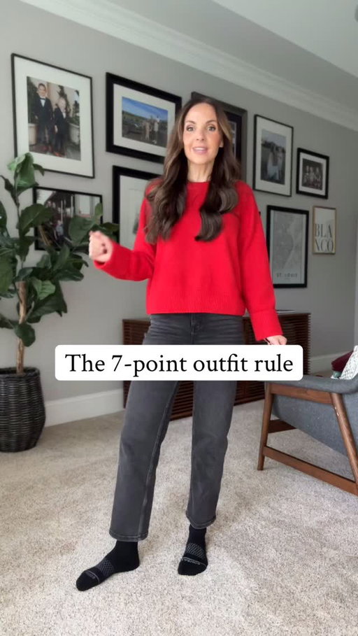 Another 7 point outfit rule outfit, this time building it so you can see how easy it is. Let me know if you want to see more of these!

Comment LINK below and I’ll send you a DM with the links! You must be following me on Instagram to receive links correctly. Or you can shop them on my @shop.ltk profile - the link is in my bio, and I’m “Merricksart” over there too.