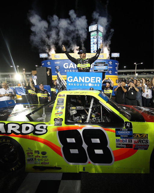 For more than two decades, the iconic yellow #88 has been a staple of the NASCAR Truck Series - and at the heart of it all, Matt Crafton and Menards.💛

Since 2002, Menards has carried Crafton to 15 wins, 3 championships, and over 2,700 laps led with ThorSport Racing - marking it the longest driver-sponsor partnership in NASCAR history, surpassing Richard Petty and STP.🔥

Crafton made his debut with ThorSport Racing in 2000, and since then, he has collected 135 top-fives, 333 top-tens, and 16 poles over 88,848 laps completed. 👀

Phoenix will mark the final laps of Matt Crafton’s full-time run in the No. 88 Menards Ford F-150 at ThorSport Racing. Through every era of the NASCAR Truck Series, one constant has endured - Matt Crafton in the unmistakable Menards yellow.⚡️

#ThorSportRacing | #Menards88 | #NASCARTrucks | #MattCrafton