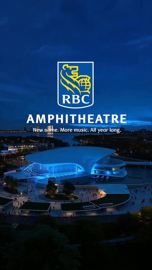 INTRODUCING: RBC Amphitheatre!

Today, a new chapter begins for Toronto’s newly renamed waterfront amphitheatre, bringing fans even closer to the music they love – and by 2030 fans will be able to experience the magic year-round.

New Name. More Music. All Year Long.

Design: PARTISANS + Gensler in collaboration
Rendering captions: PARTISANS + Gensler + Norm Li