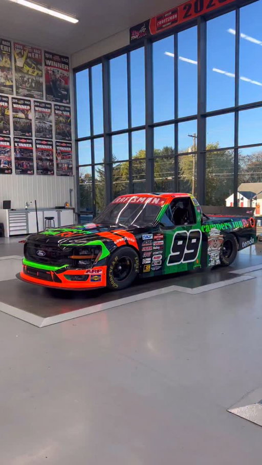 Things are getting spooky in Sandusky 👀
The No. 99 Campers Inn RV Ford F-150 is headed west for Halloween night under the lights! 🎃

Catch Ben Rhodes and RV Artie in action from Phoenix - LIVE Friday at 7:30 PM ET on @FS1 👻

#FordRacing #CampersInnRV #BenRhodes #ThorSportRacing