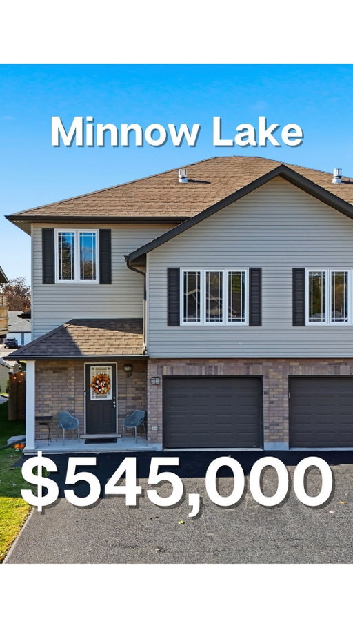 #JUSTLISTED 🎥 STYLISH SEMI-DETACHED HOME PERFECT FOR FAMILIES 😍

📍87 Eclipse Cres, Sudbury
🏷️$545,000
🛏️4 Bedrooms
🛁3 Bathrooms
⁣
⏩ Tour our team’s newest listing situated in Minnow Lake! This spacious semi-detached home is located in a family-friendly neighbourhood and has all the space you need to live comfortably!

📲 Like what you see? Send me a message to book your private showing today!
⁣
📧 tristan@lakecityrealty.ca⁣
☎️ (705) 920-6109⁣
⁣
#sudburyhomesforsale #sudburyrealtor