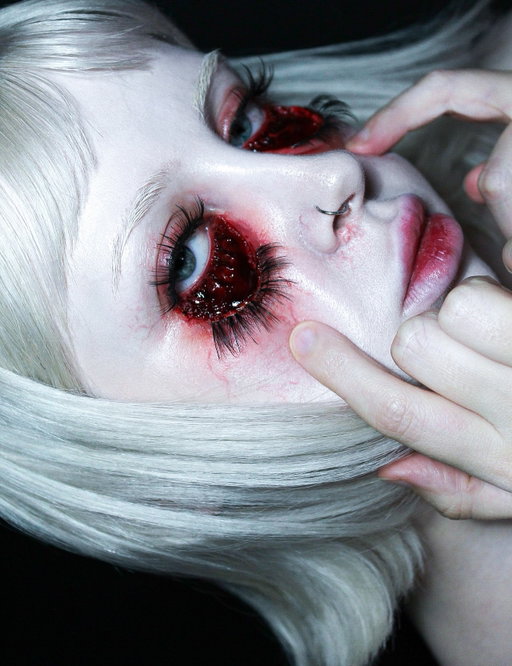 Visual representation of how tired I am after all these Halloween looks 🫩.ᐟ.ᐟ concept by: @destinyssfx #TakiTober

Product Details:
@milkmakeup Future Fluid Concealer “2C”
@mehronmakeup Creamblend Stick “White”
@mehronmakeup Scar Wax “Light”
@bennyemakeup Ultimate FX Palette “FX13” “FX3” “FX34”
@mehronmakeup Stage Blood
@bennyemakeup Fresh Scab Blood 
@mehronmakeup Setting Powder “Ultra White” for lips
@makeuprevolution Lip Stain “Vampire Kiss“
#SFXmakeup #FAKEmakeup #Halloweenmakeup #sfxmakeupartist #eyebags