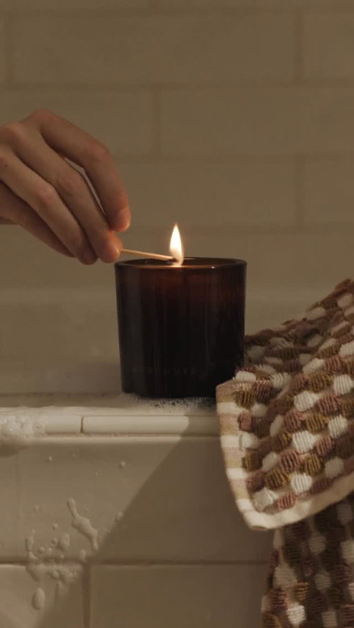 The art of falling in love with the quiet moments: steam rising, soft textures, warm candles. Turn your bathroom into a sanctuary with elevated, everyday essentials — because self-care starts at homes