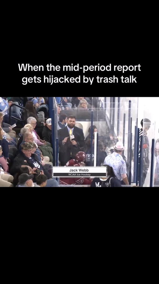 Tough bounce @anthony.calafiore 

Love the penalty box interview 😂 @jackiemoon_25 

(Via @jackiemoon_25 @espn )

#chirp #penalty #collegehockey
