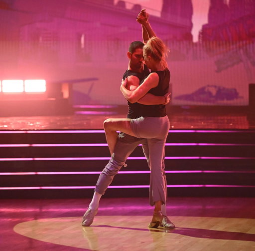 Wishing Elaine a speedy recovery 🫶 She has been cleared to stay in the competition if she survives elimination tonight! #DWTS #HalloweenNight