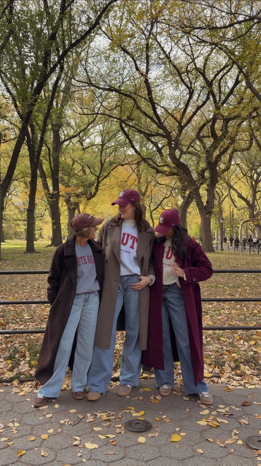 The woman literally would have made us walk from the airport to our hotel if I didn’t insist on checking extra bags to fit all of my coats… which she also did not approve of 😂 “you only need one coat Jenny!”
Who else’s mom would walk 625,895 miles before taking an Uber in NYC?!